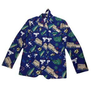 National Lampoon's Christmas Vacation Mens Sz 42 Jacket/Tie Xmas Movie